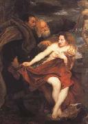 Anthony Van Dyck Susanna and The Elders (mk03) oil painting artist
